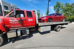 Towing a vehicle from an accident in Cookeville TN